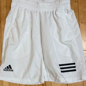 adidas Men’s White Club 3-stripe Tennis Shorts
